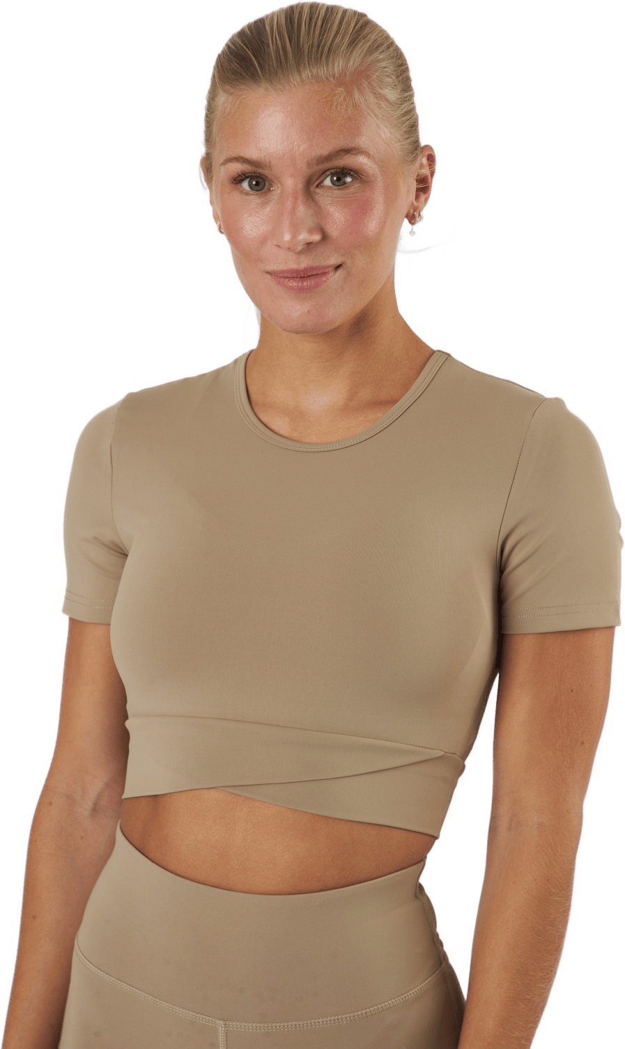 Training Tee Beige, Female, Apparels, T-shirt, Beige, L