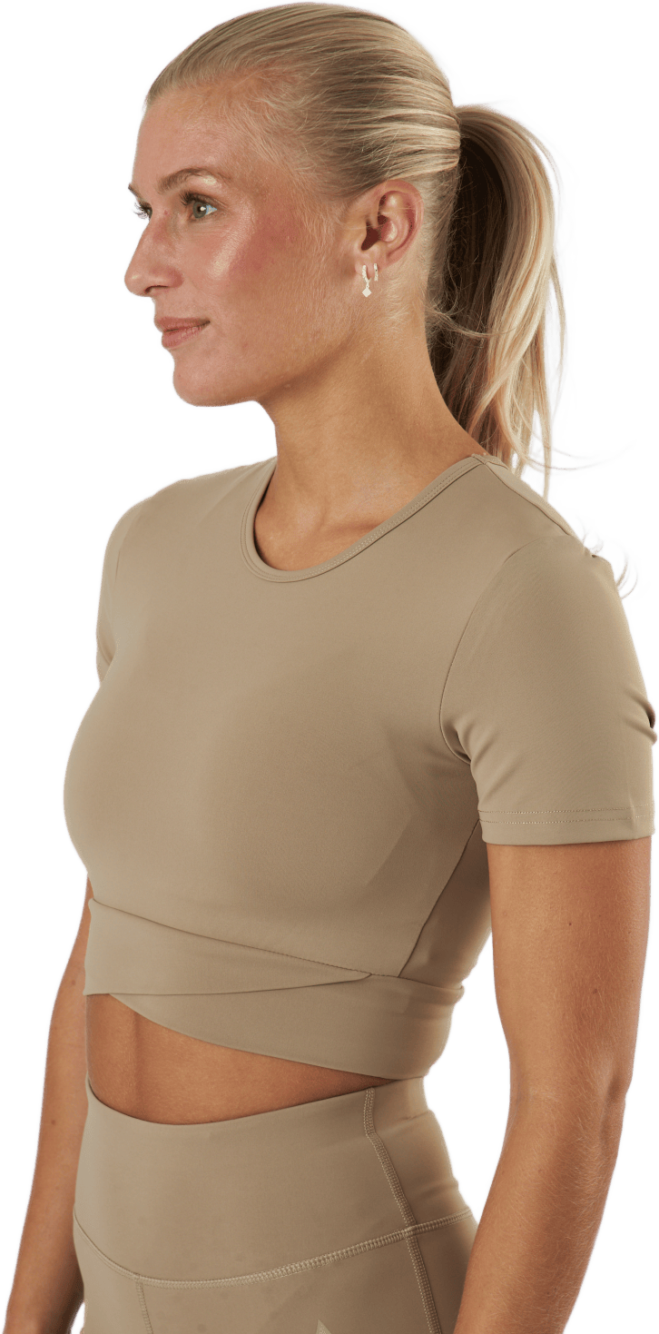 Training Tee Beige - Bild 3