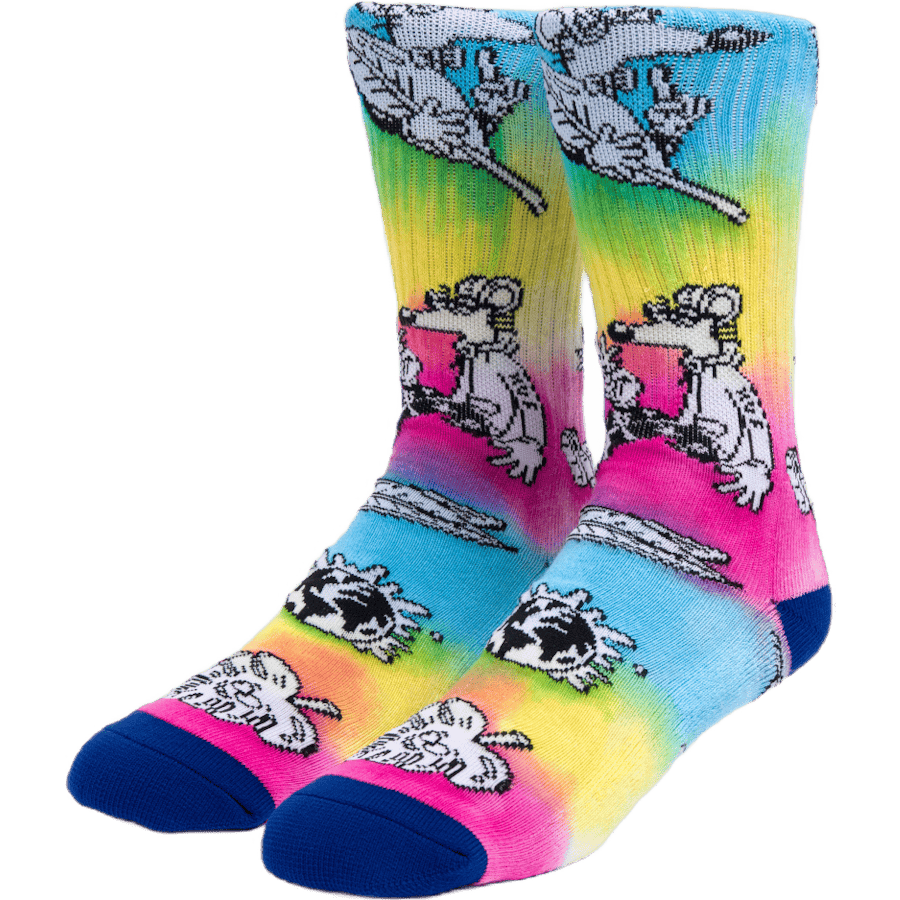Steven Harrington Td Crew Sock Tie Dye