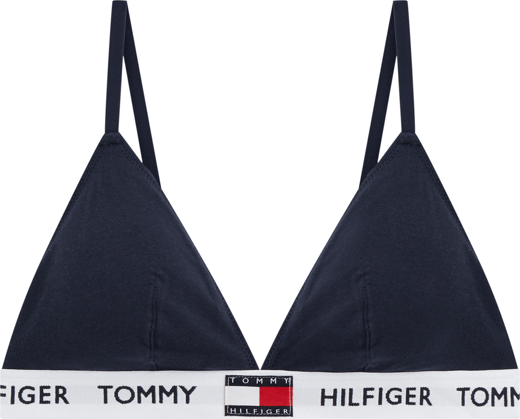 Padded Triangle Bra, Chs Navy Blazer, Female, Apparels, Underwear, Blue, XS