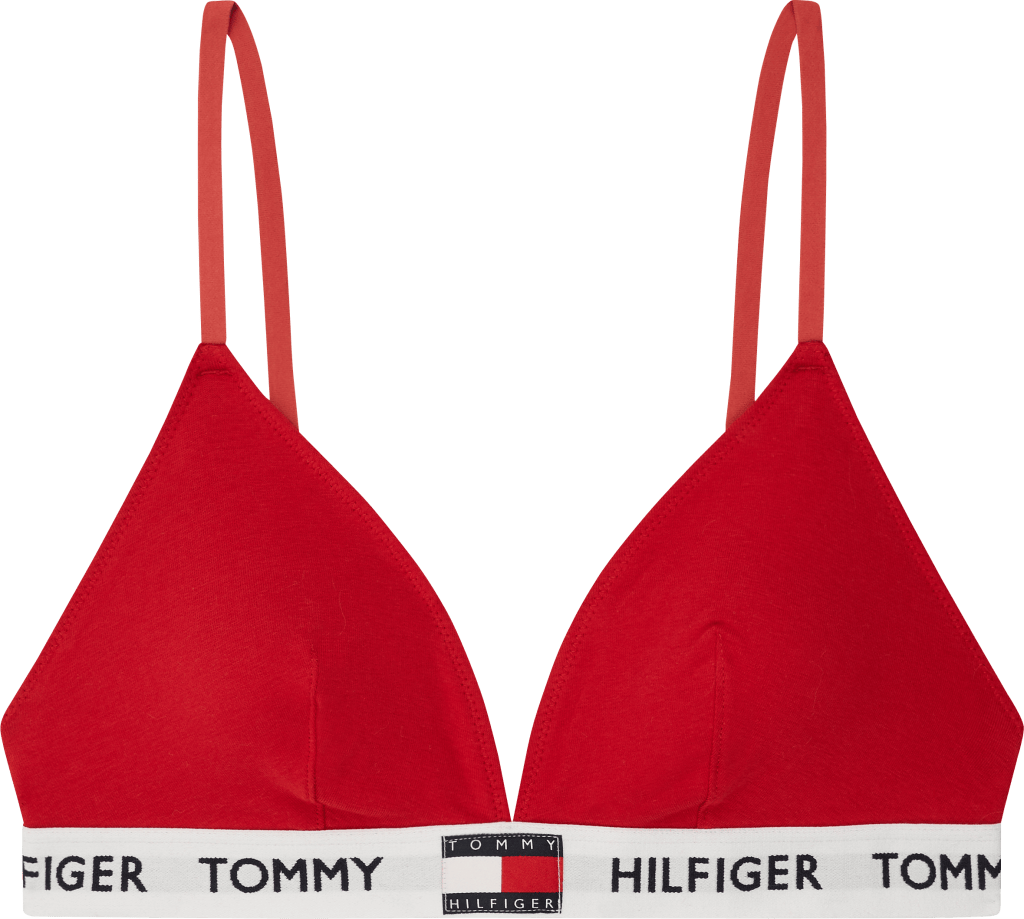 Padded Triangle Bra, Xcn Tango Red