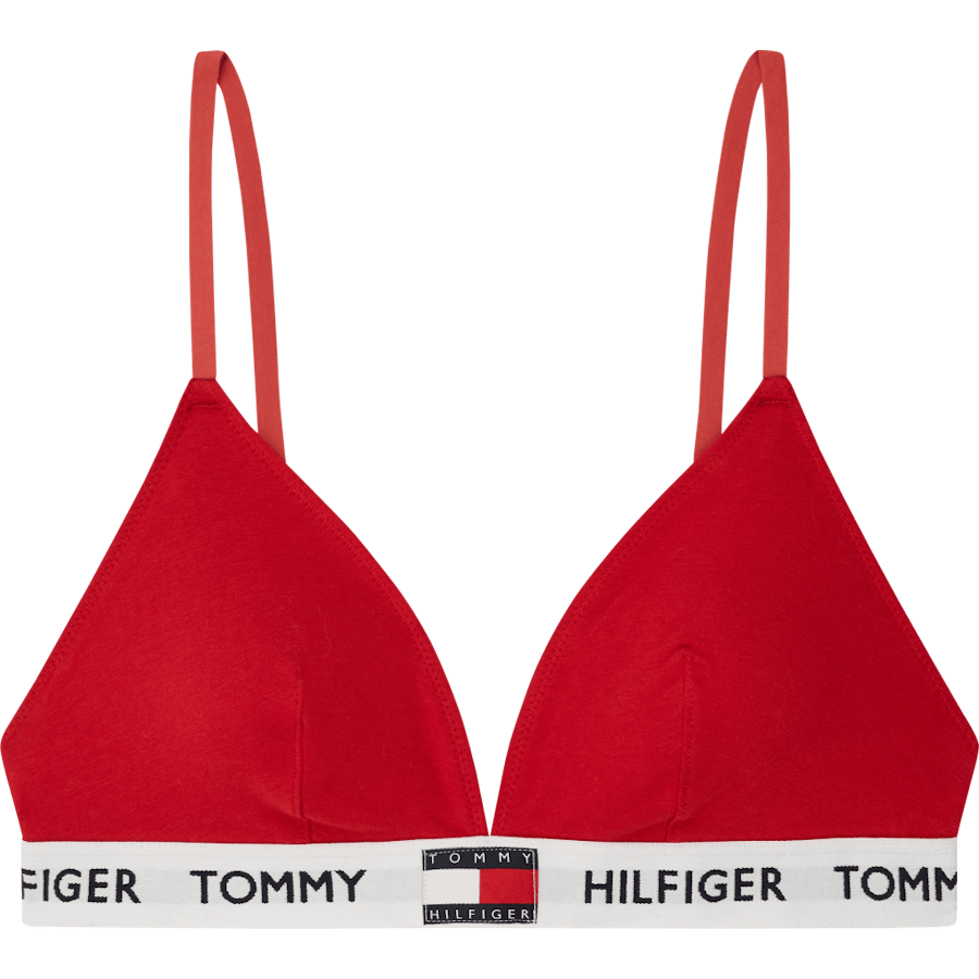 Padded Triangle Bra, Xcn Tango Red