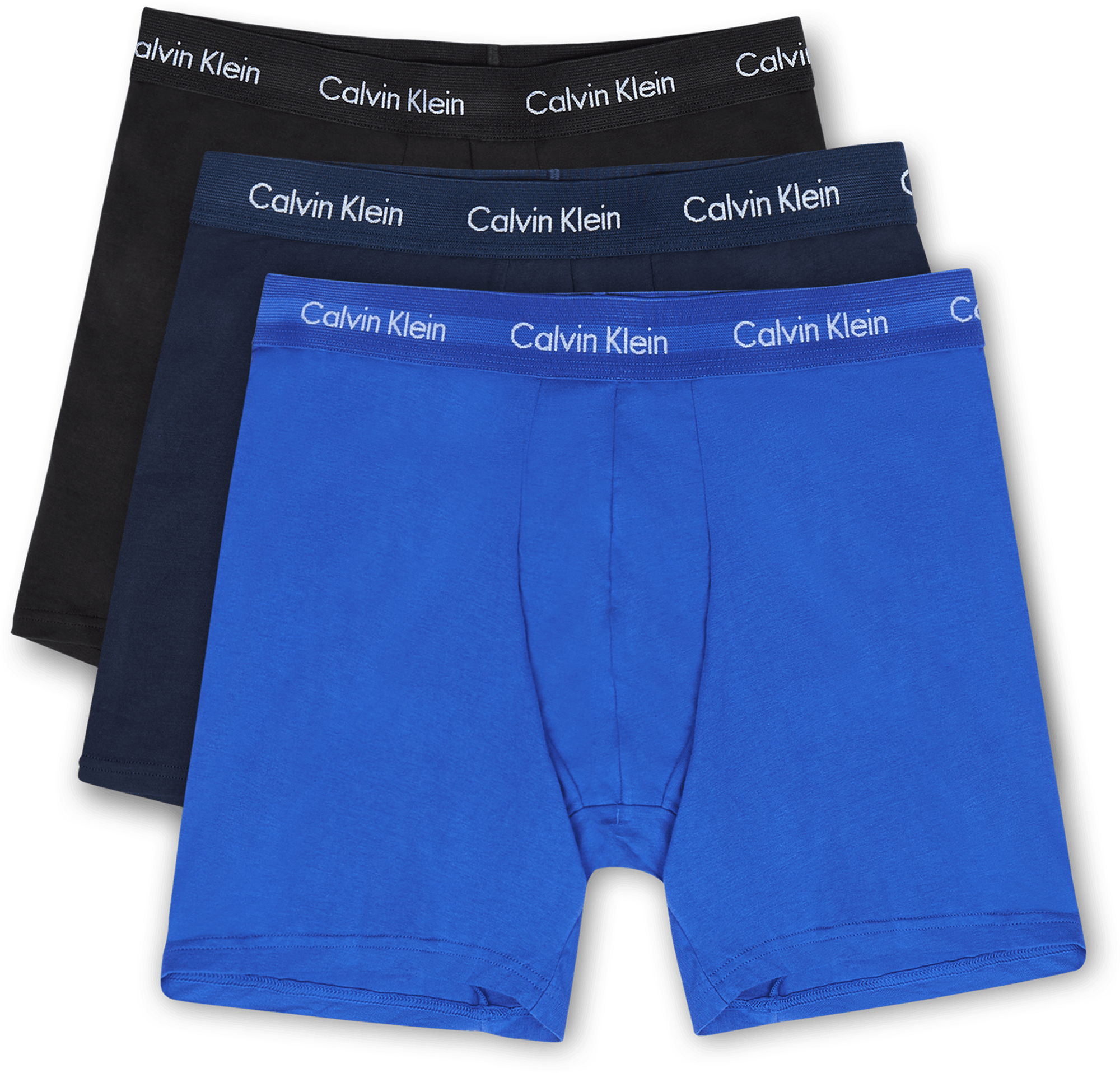 3p Boxer Brief Black/blueshadow/cobaltwater D, Male, Kleding, Ondergoed, Zwart, S