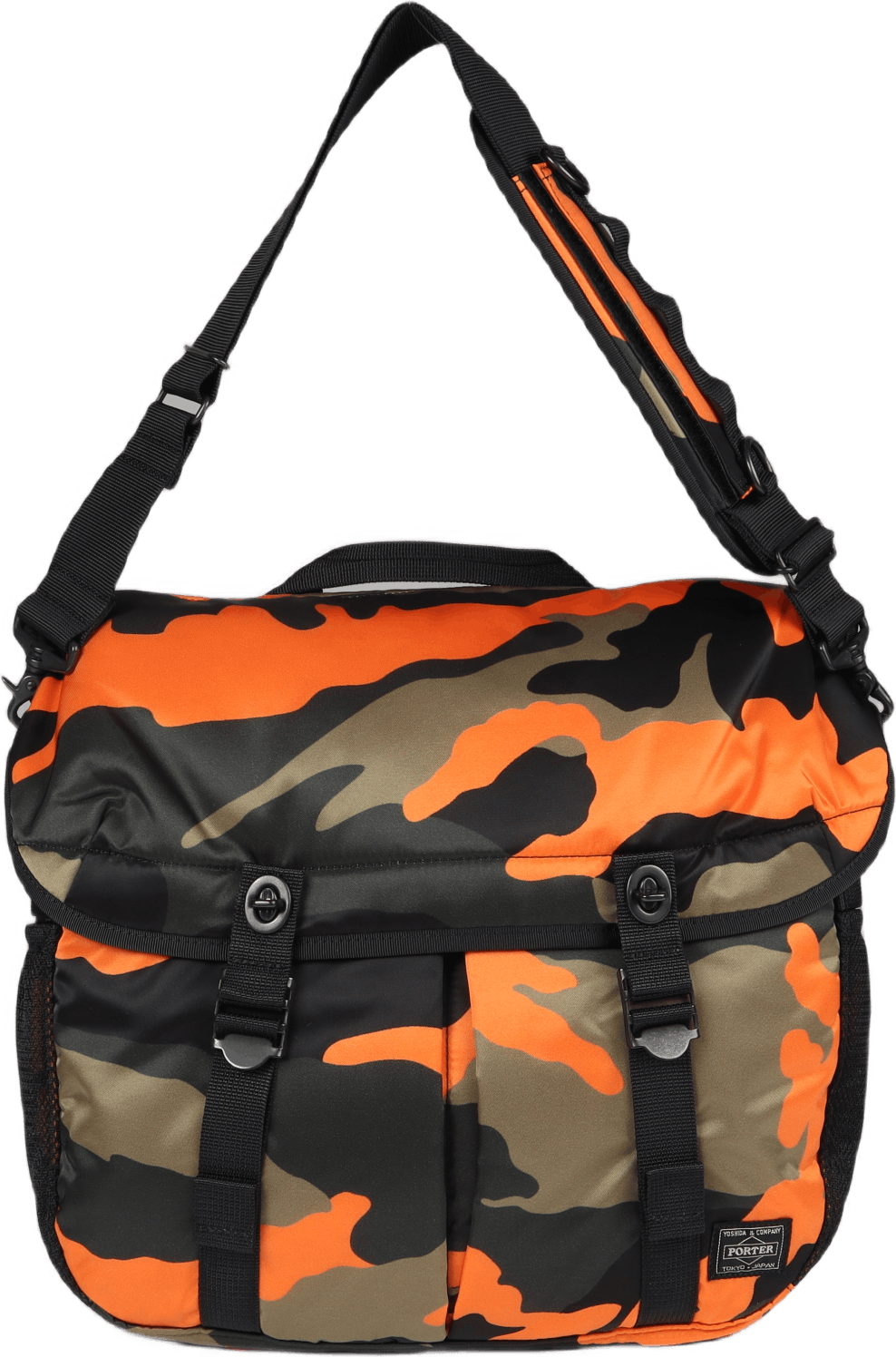 Ps Camo Shoulder Bag Woodland Orange, Unisex, Attrezzature, borse e zaini, Multi colore, ONESIZE