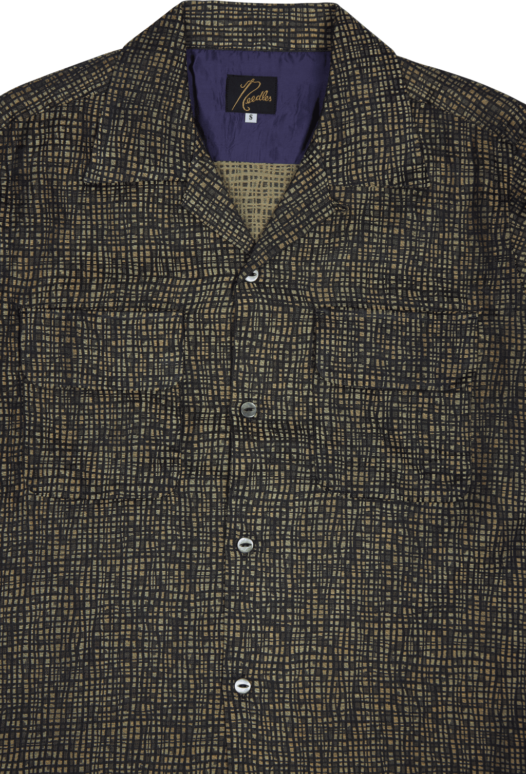 Needles C.o.b. Classic Shirt - Black/khaki - Bild 2