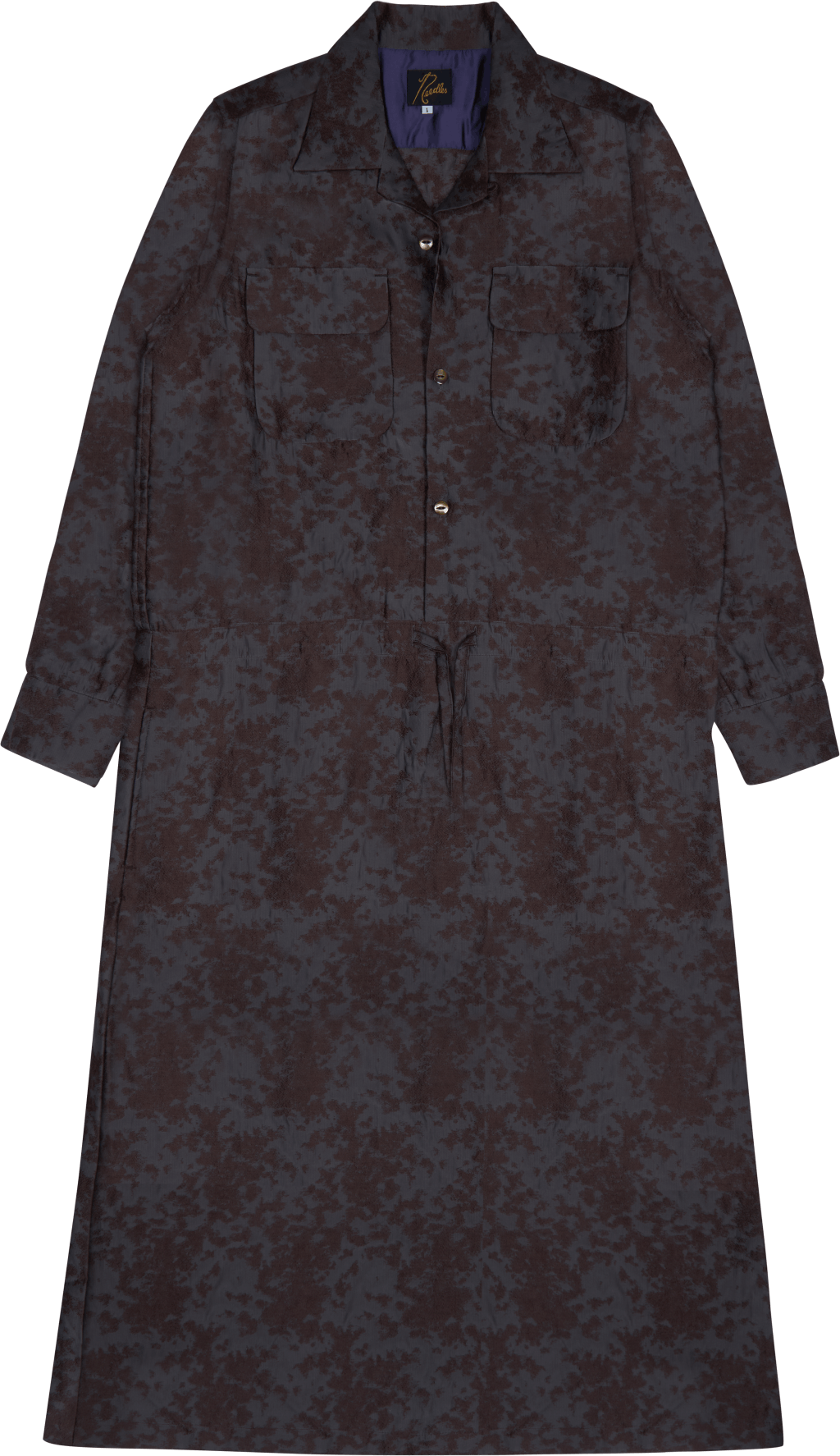 Needles Classic Shirt Dress -  Brown, Female, Apparels, skirts & dresses, Brown, XS