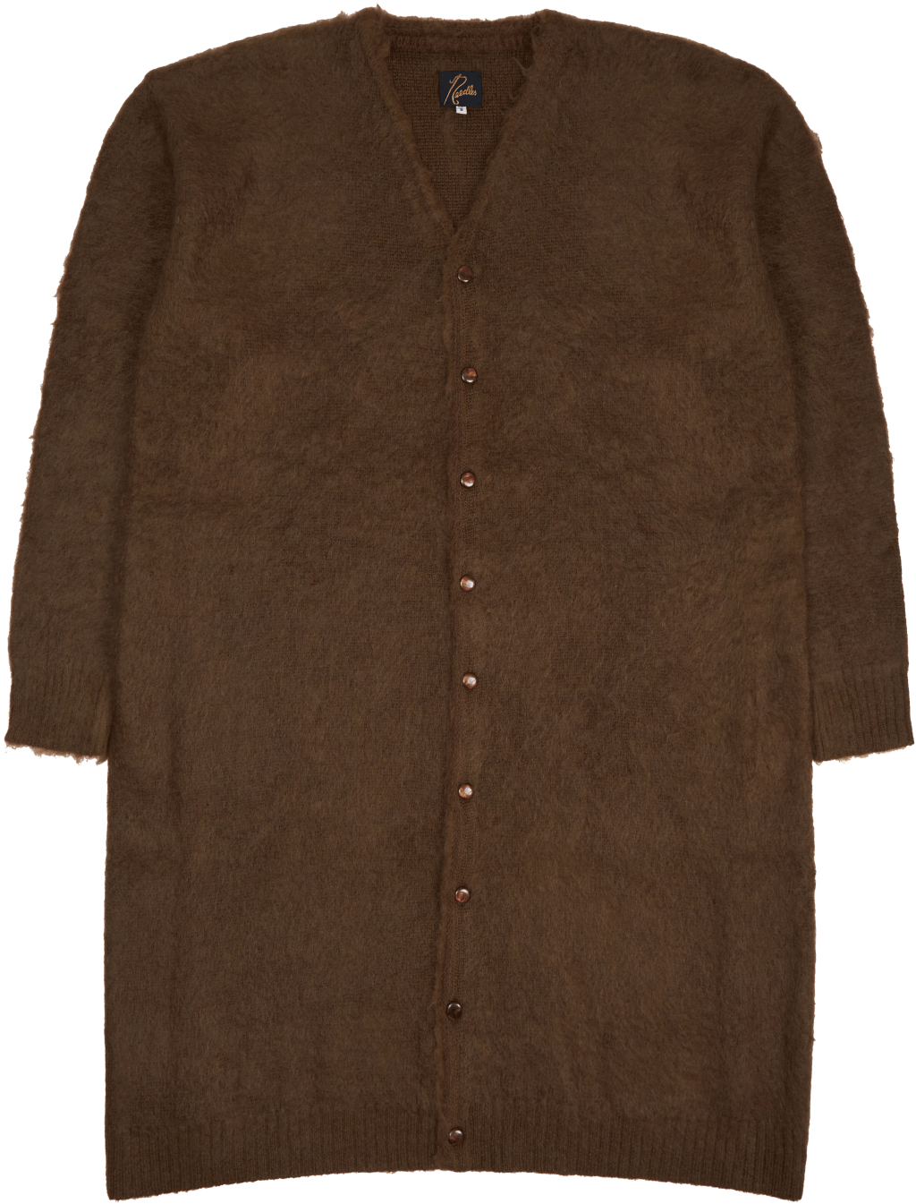 Needles Mohair Long Cardigan – Brown