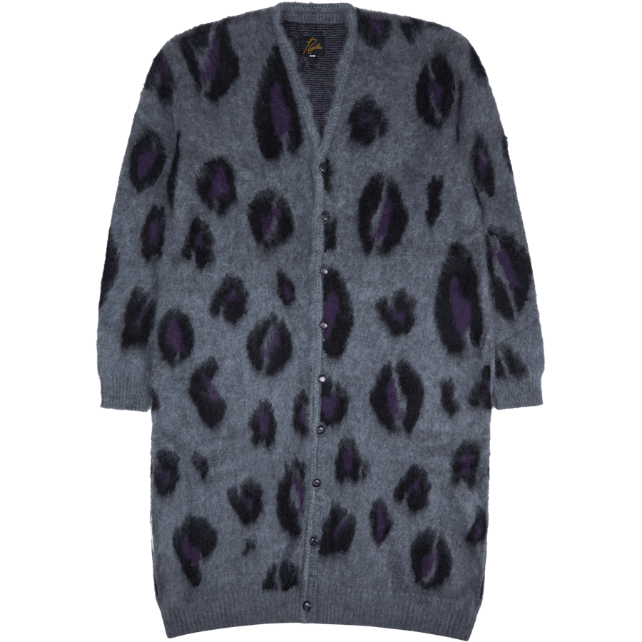 Needles Mohair Long Cardigan - Grey