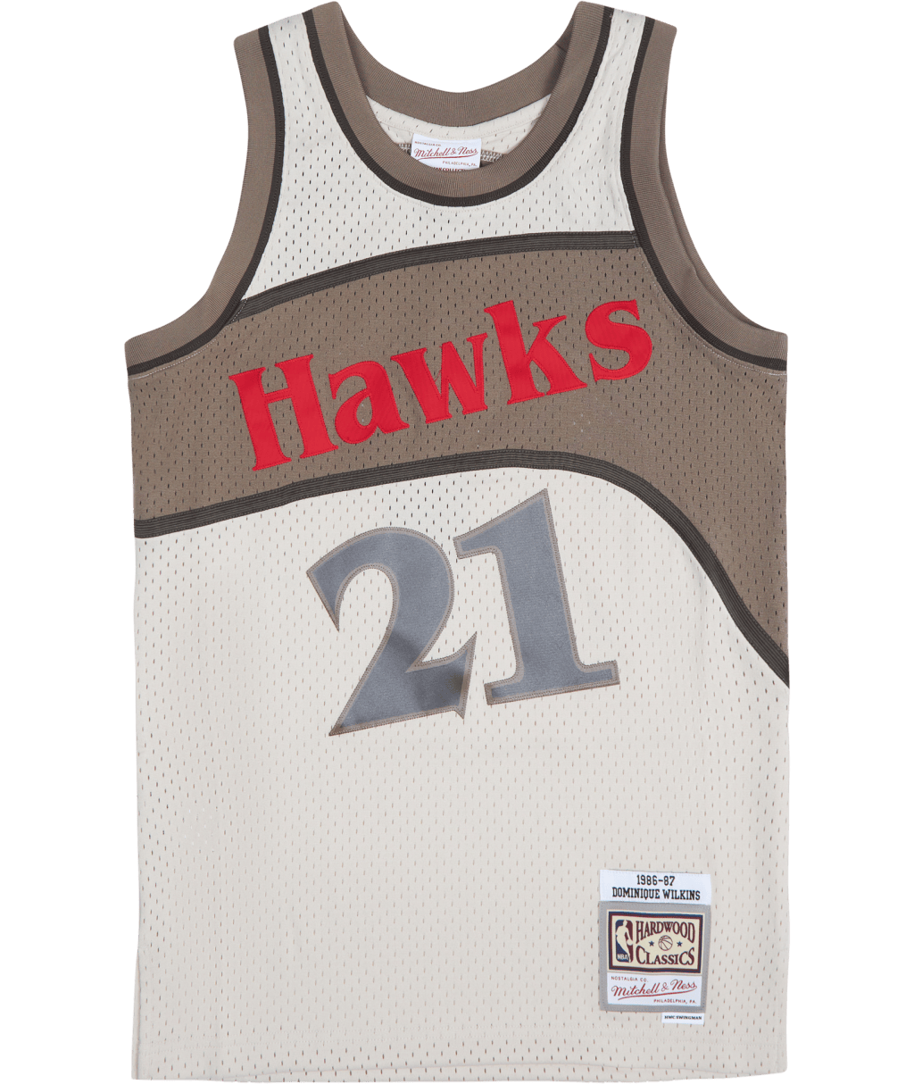 Hawks Astro Swingman Jersey - Wilkins, Male, Ropa, Jersey, Gris, S