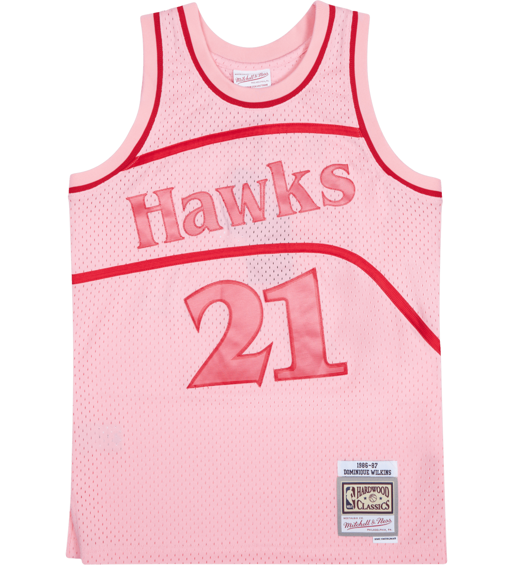 Hawks Space Knit Swingman Jersey – Dominique Wilkins