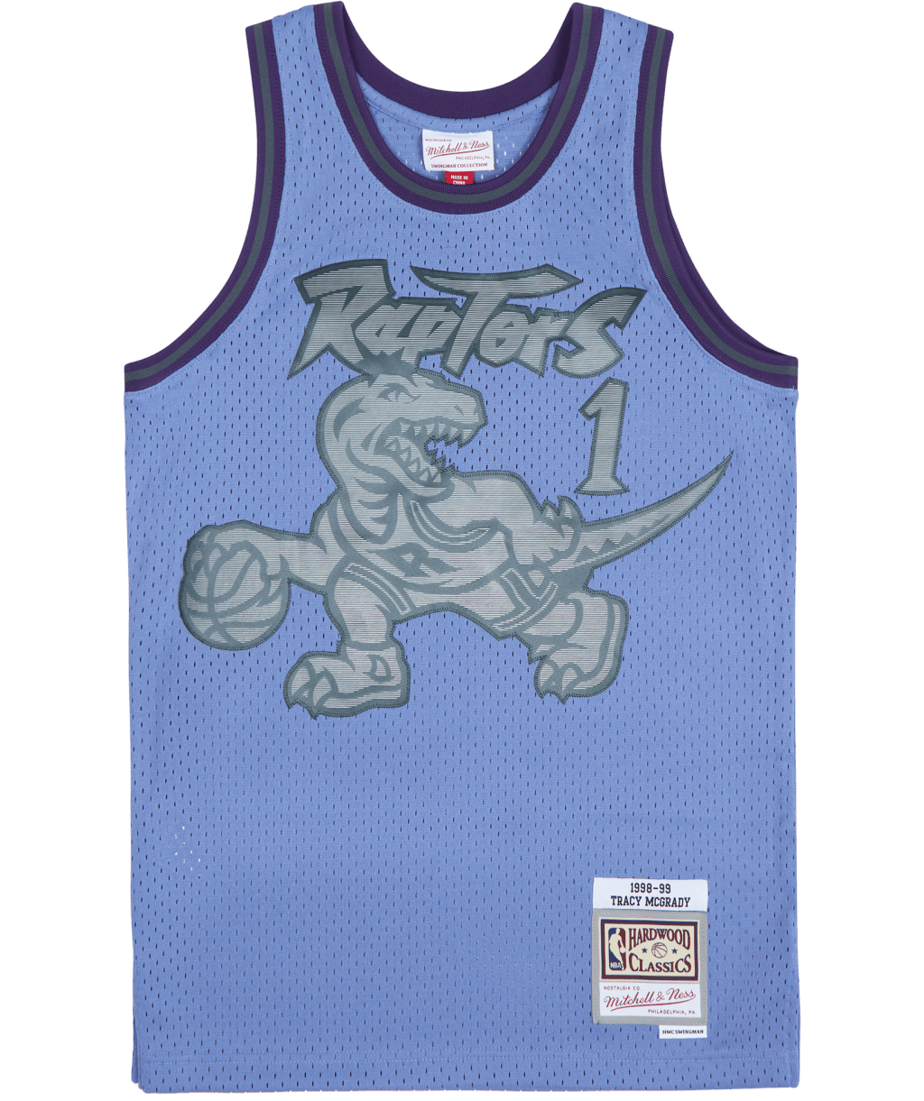 Raptors Space Knit Swingman Jersey - Tracy McGrady, Male, Ropa, Jersey, Morado, L