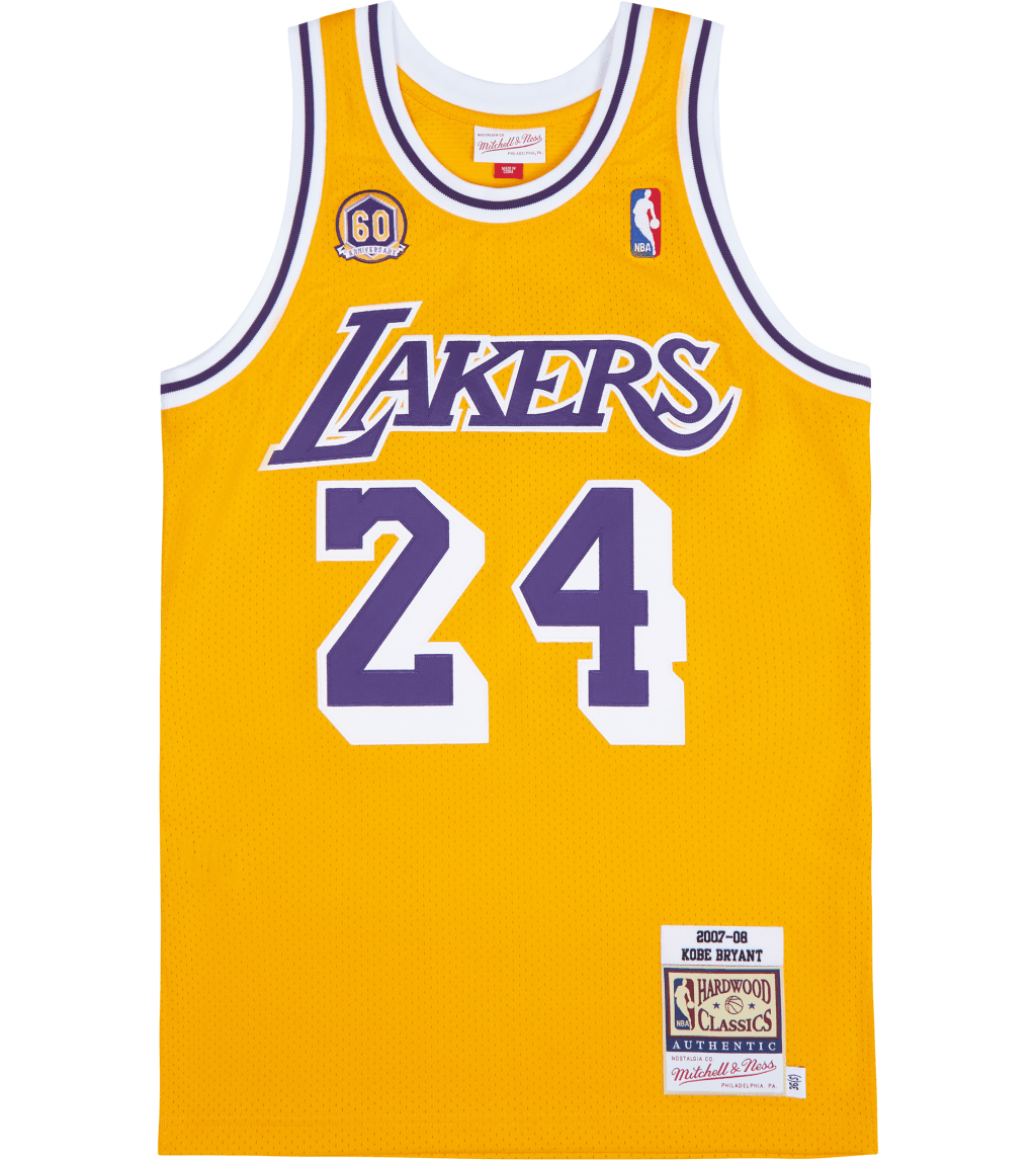 Lakers Authentic 2007 Kobe, Male, Kläder, Tops, Orange, 44 - L