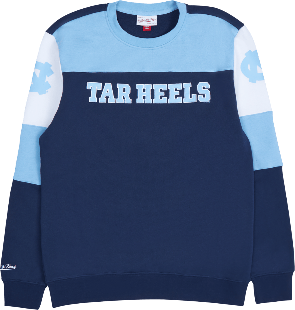 UNC Overtime Fleece Crew, Male, Abbigliamento, felpe con cappuccio e felpe, Blu, XL