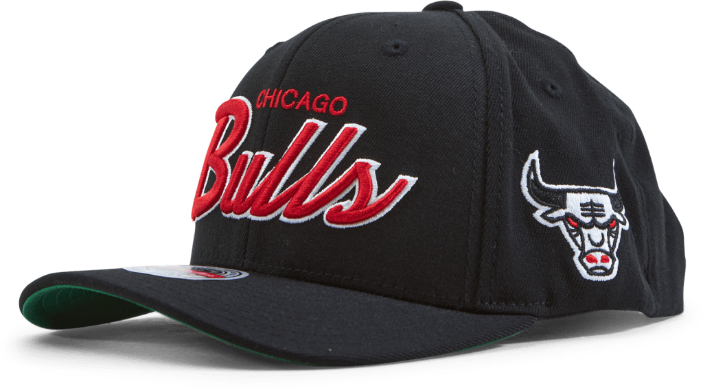 Bulls Foundation Script Stretch Snapback