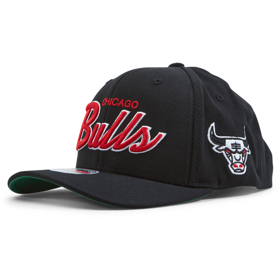 Bulls Foundation Script Stretch Snapback