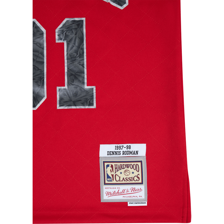 Bulls 75th Anniversary Swingman Jersey - Rodman - Bild 4
