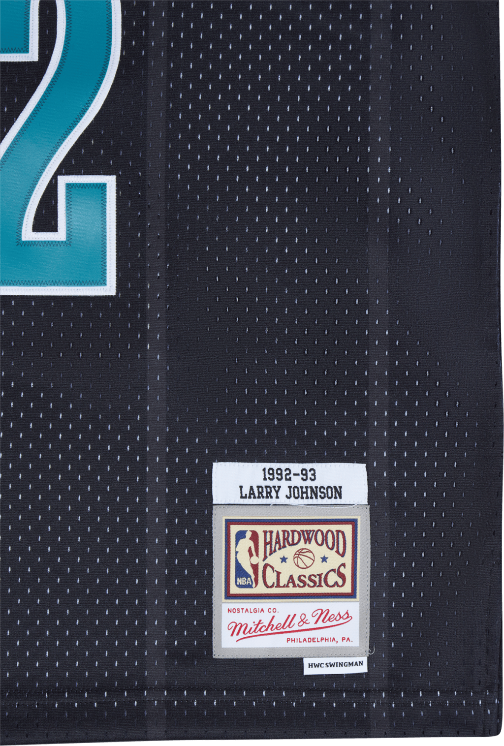 Hornets Swingman Jersey - Larry Johnson - Bild 4