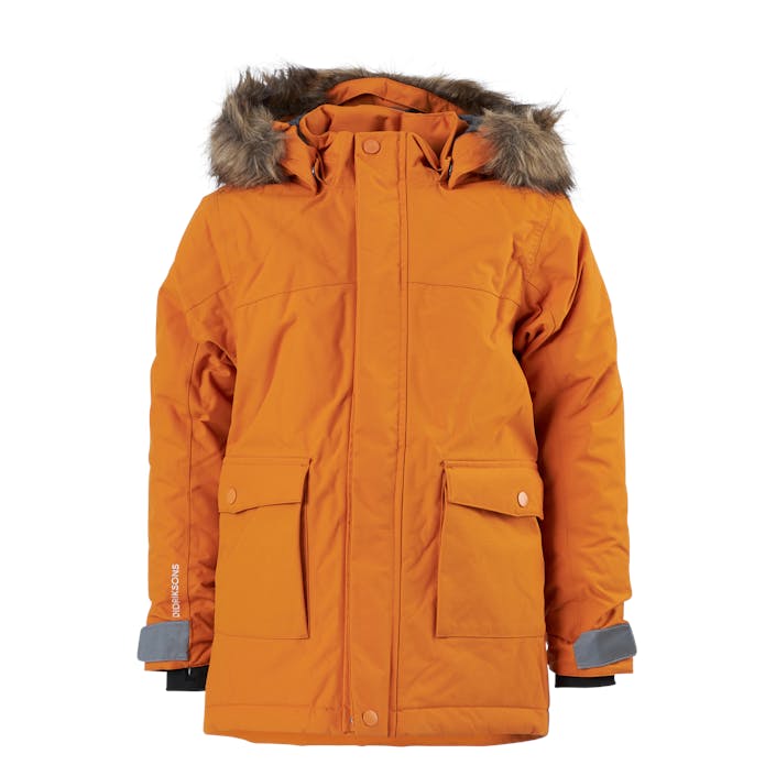 Kure Kids Parka 4 Burnt Glow, Unisex, Klær, jakker, Gul, 120
