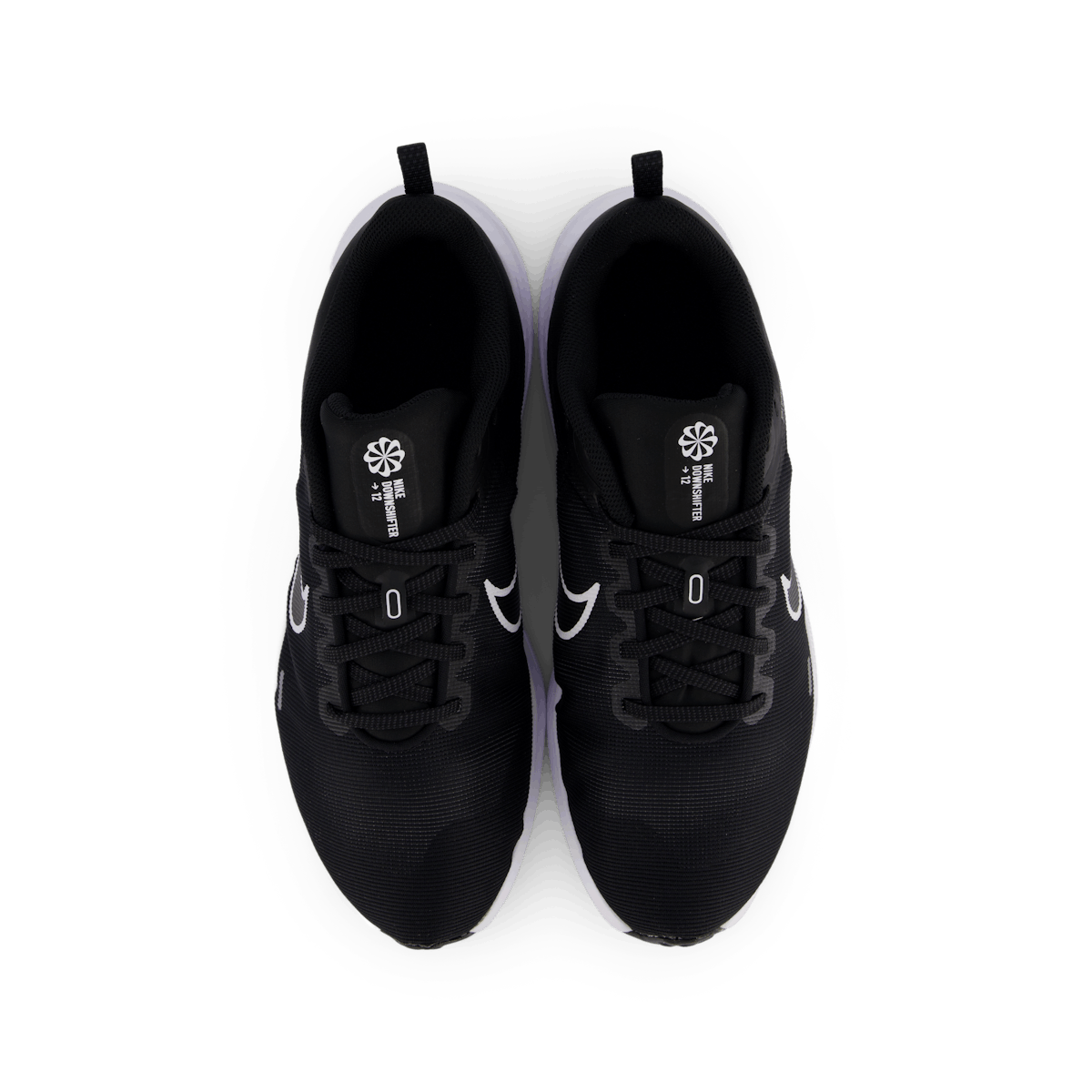 Downshifter 12 Men's Road Running Shoes BLACK/WHITE-DK SMOKE GREY-PURE PLATINUM