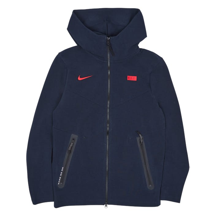 NSW X Fff Tech Pack Fz Hoodie  university, Male, Kleding, Hoodies & Sweatshirts, Blauw, XXL