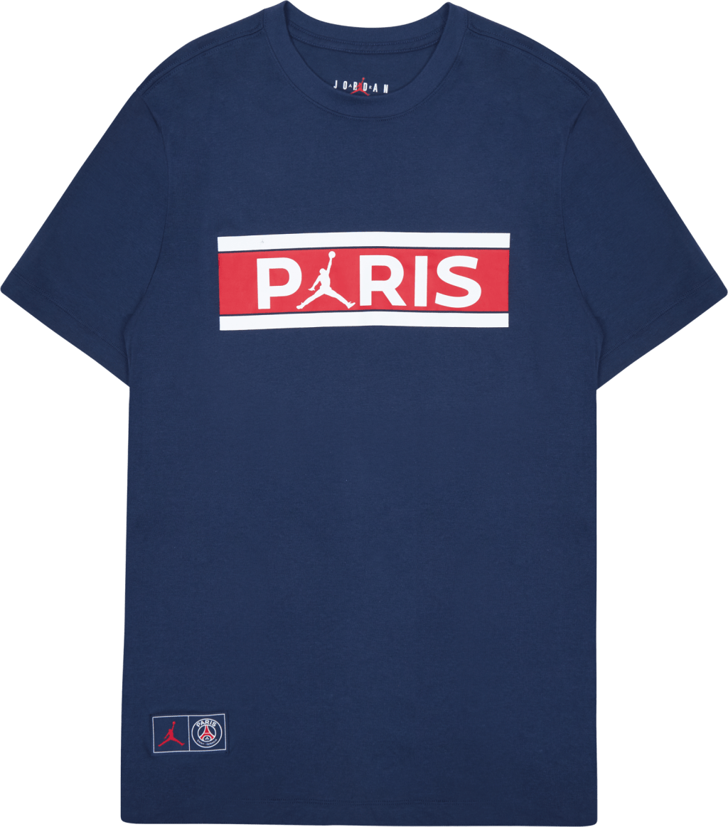 Jordan X PSG Wordmark Tee Midnight