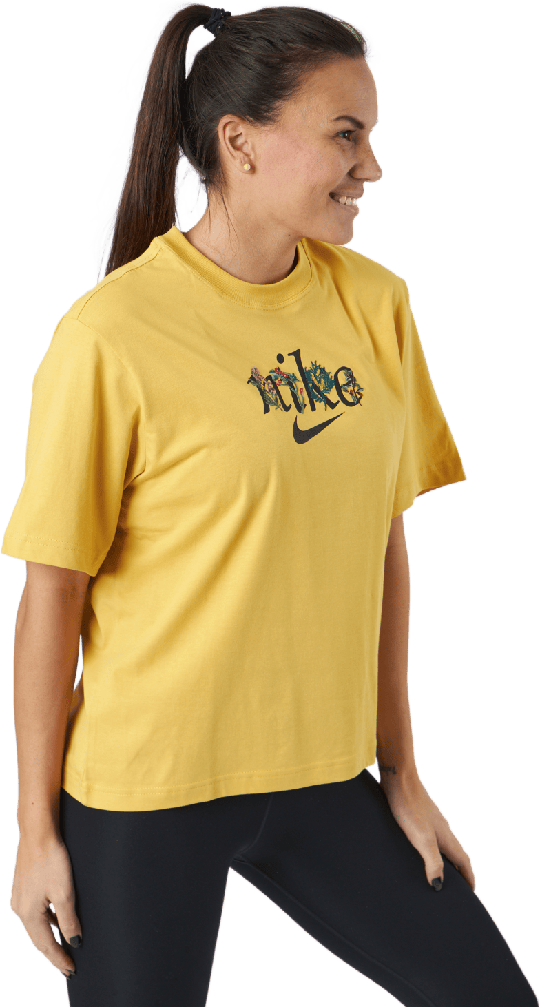 Nike Sportswear Women's T-shir Solar Flare, Female, Apparels, T-shirt, Yellow, L