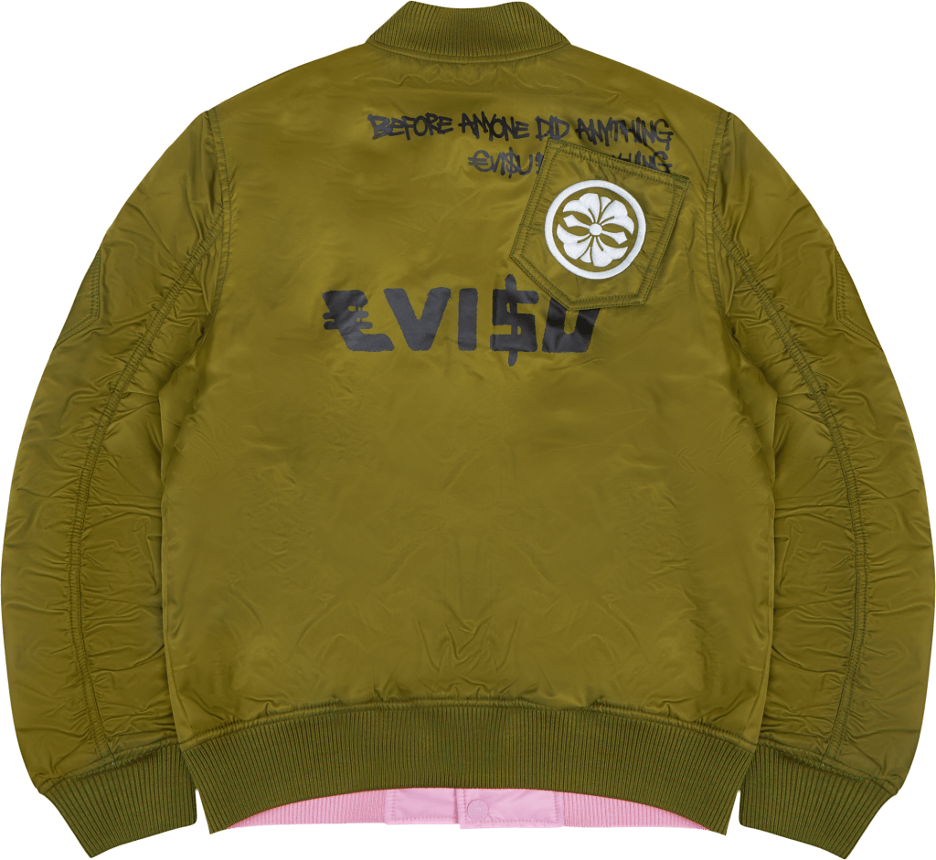 Evisu X Sfera Ebbasta Reversib Avacado Pink | Premium streetwear ...