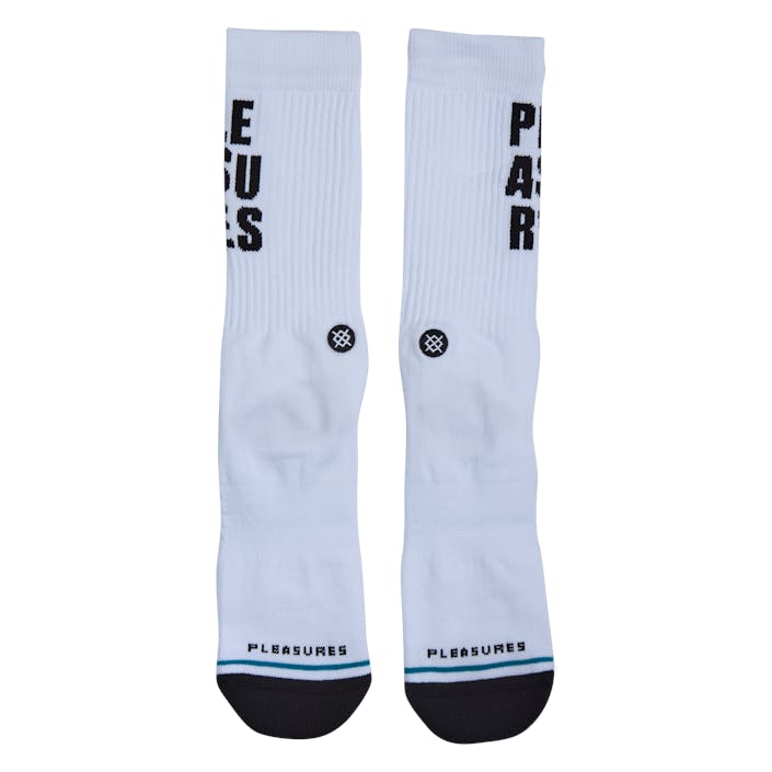 Pleasures White, Unisex, Vaatteet, Sukat, Valkoinen, L