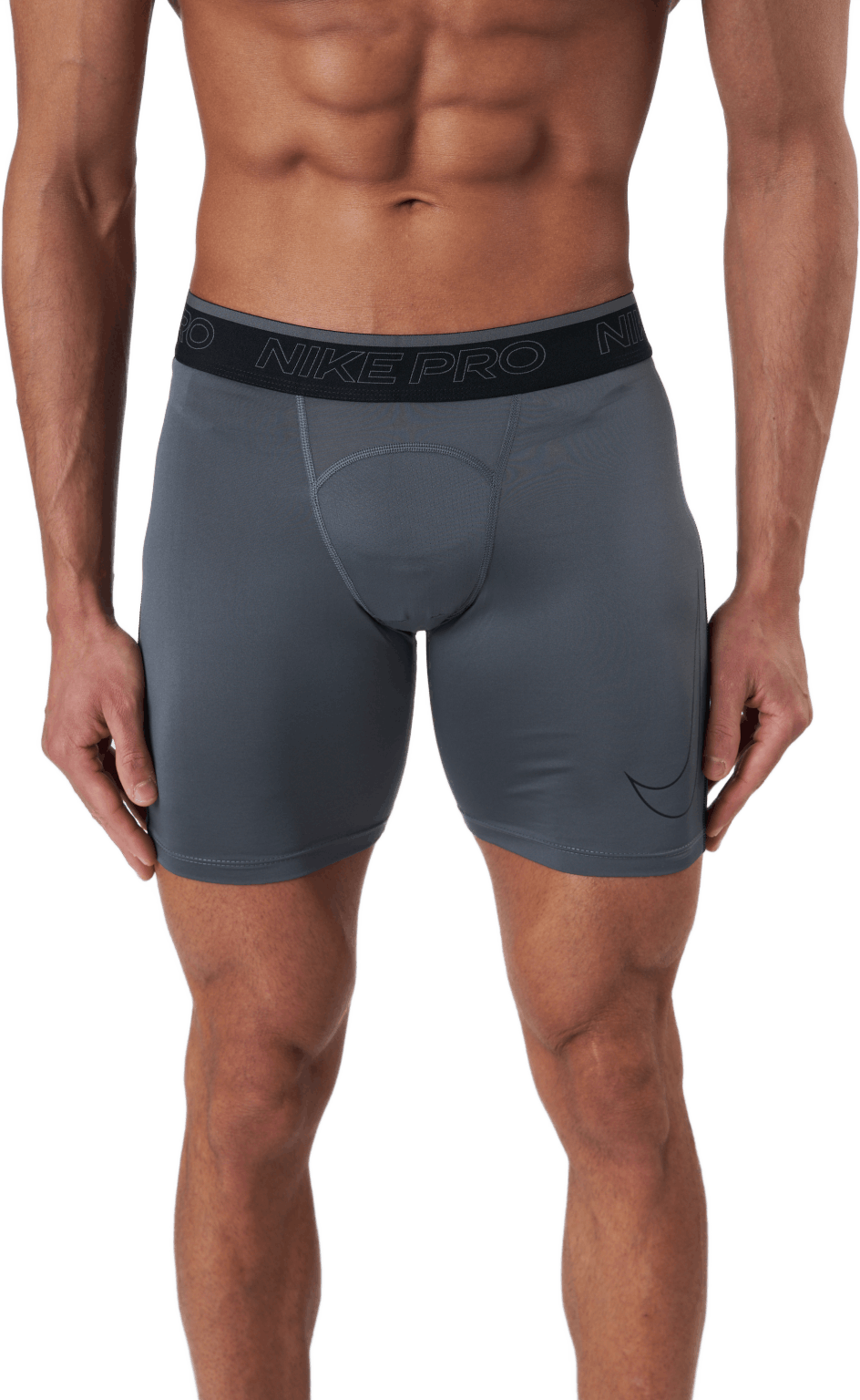 Nike Pro Dri-FIT Men's Shorts IRON GREY/BLACK/BLACK, Male, Apparels, Underwear, Running, Grey, M