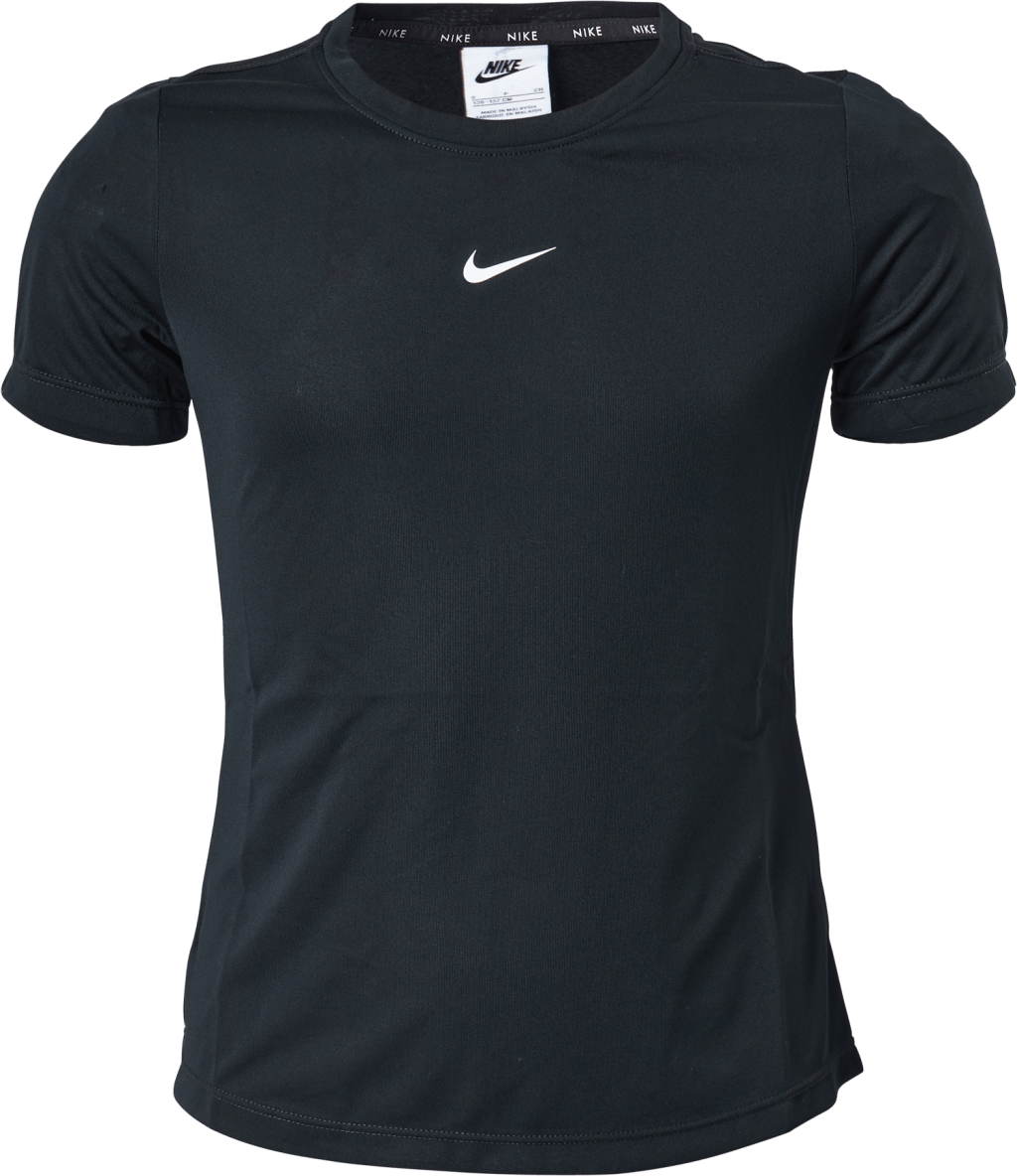 Dri-FIT One Big Kids’ (Girls’) Short-Sleeve Top BLACK/WHITE