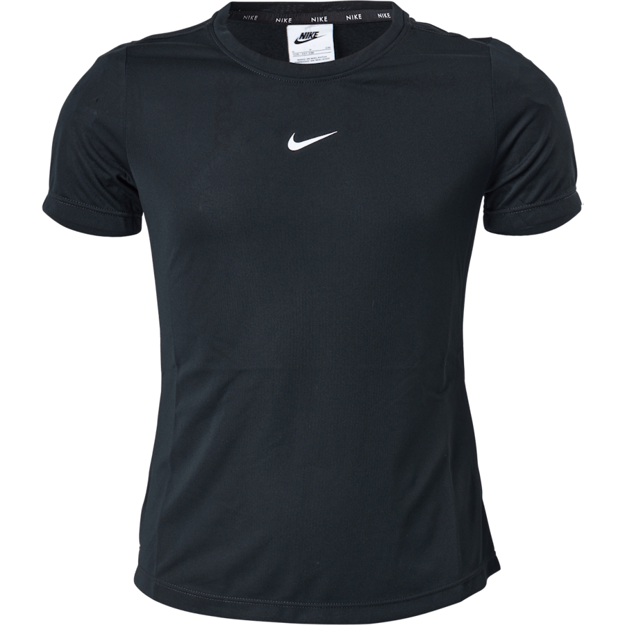 Dri-FIT One Big Kids' (Girls') Short-Sleeve Top BLACK/WHITE