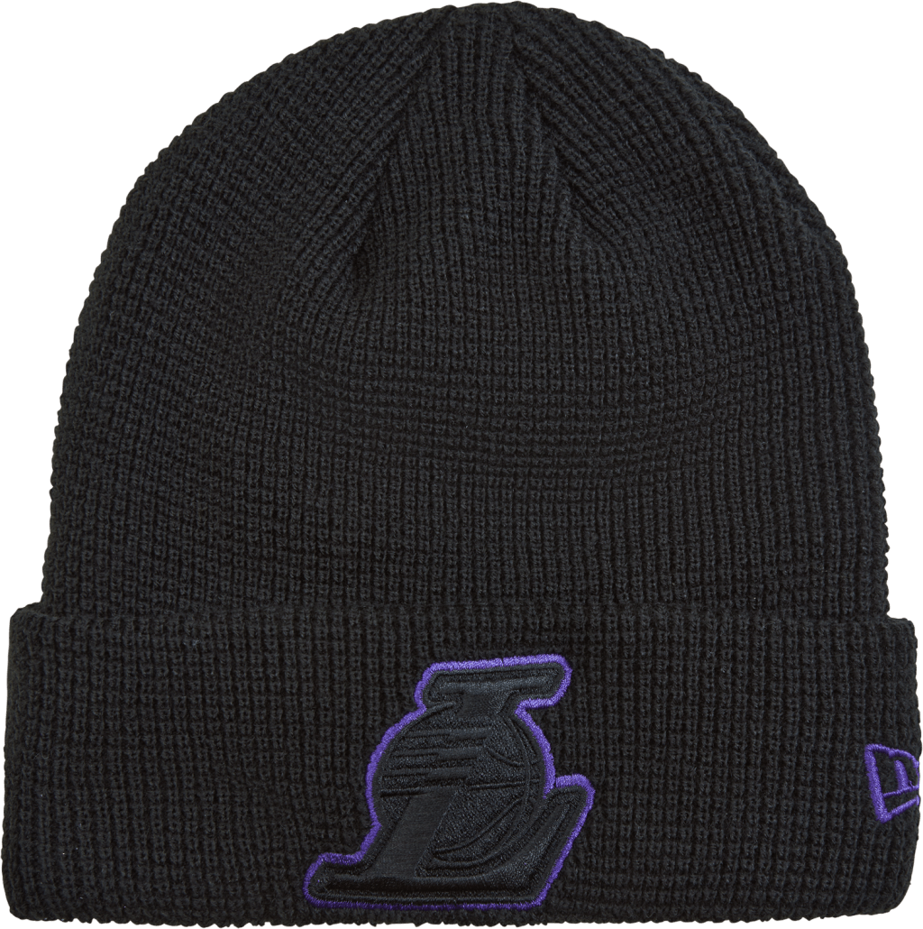 LAKERS Pop Outline Cuff Beanie, Unisex, Vaatteet, hatut ja lakit, Musta, ONESIZE