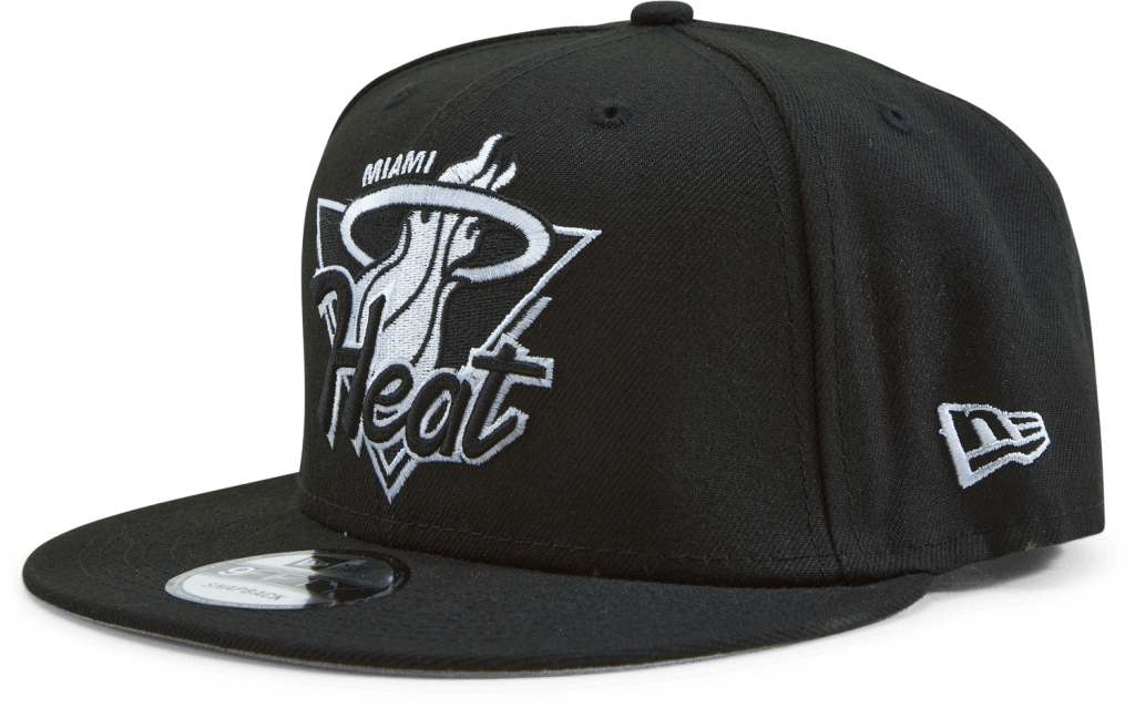 Heat NBA21 Tip Off 9FIFTY, Unisex, Apparels, hats & caps, Black, ONESIZE