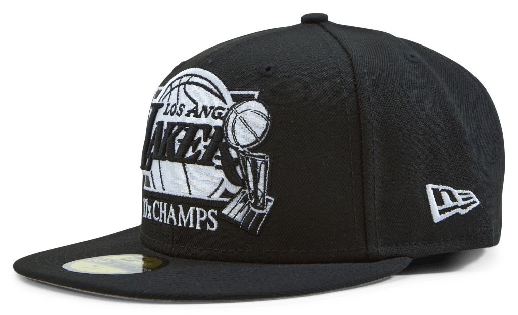 NBA20 Multi Champs 59FIFTY Cus L, Unisex, Odevy, Klobúky a čiapky, Čierna, 7 1/8