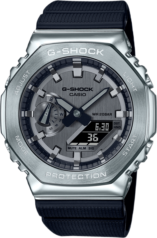 G-shock (5611)_basic, Unisex, Ekwipunek, inne akcesoria, Srebro, ONESIZE