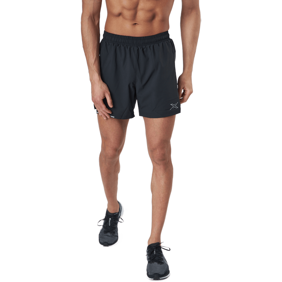 Aero 5 Inch Shorts Black/silver Reflective