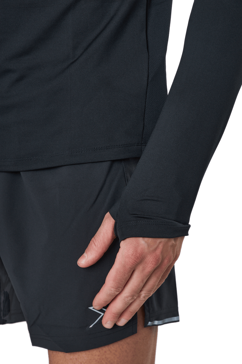 Light Speed 1/2 Zip Black/silver Reflective - Bild 4
