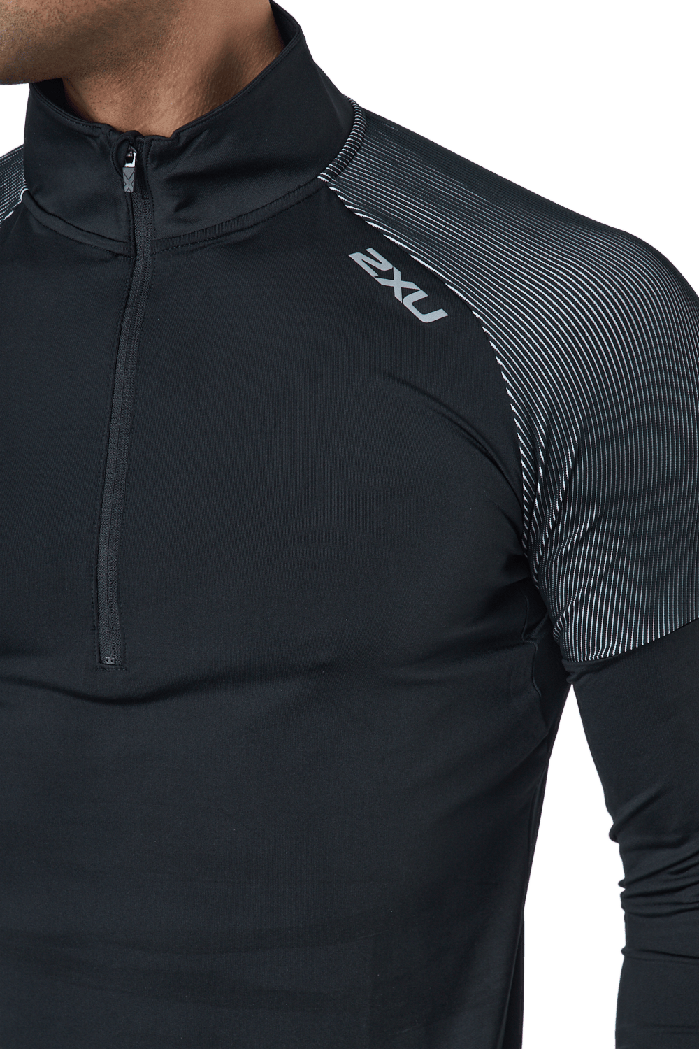Light Speed 1/2 Zip Black/silver Reflective - Bild 5
