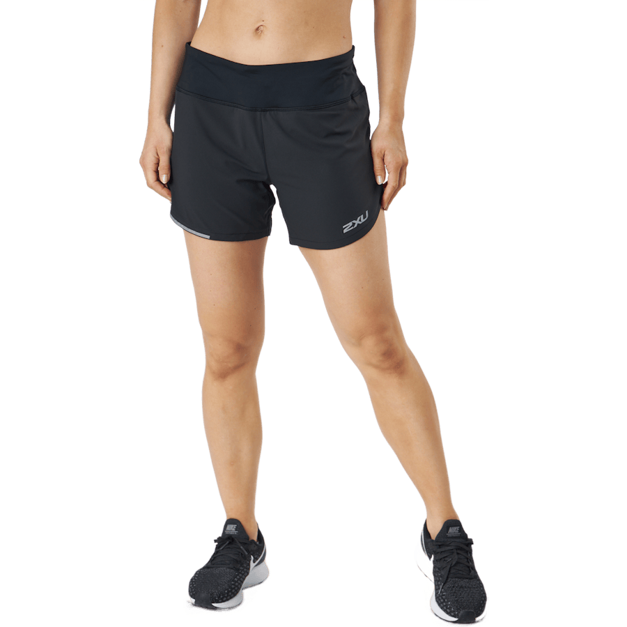 Aero 4 Inch Shorts Black/silver Reflective