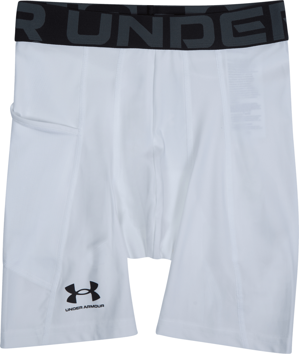 UA HG Armour, Male, Apparels, Shorts, White, XXL