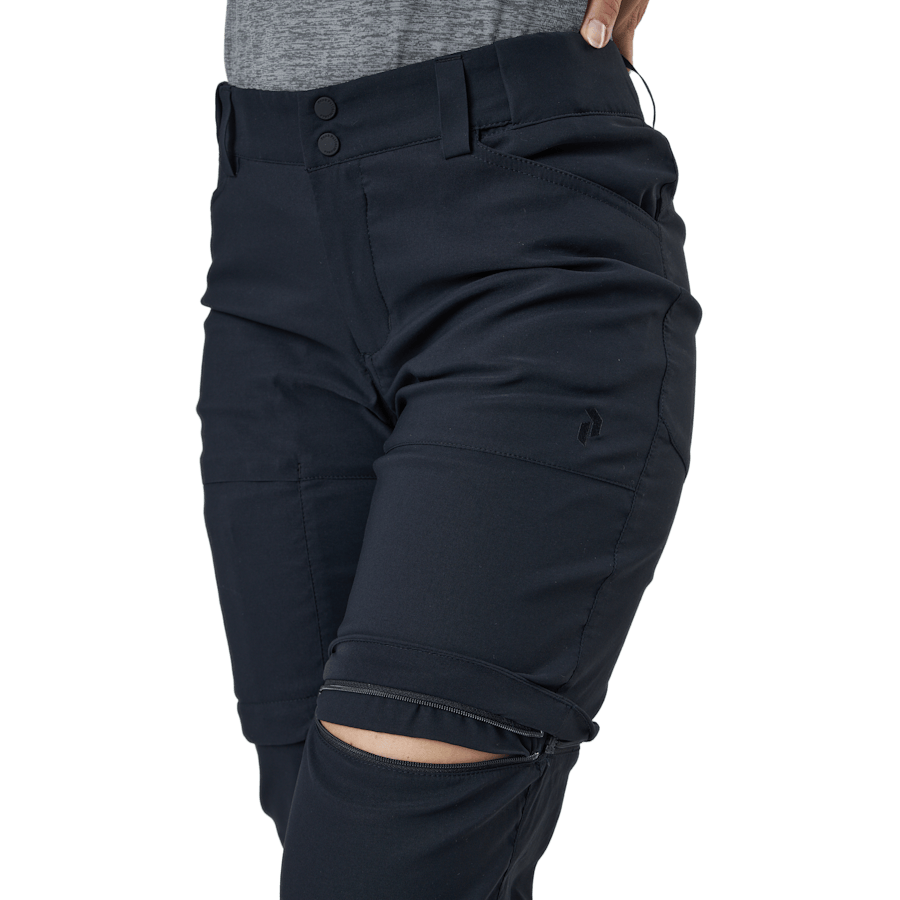 W Iconiq Zip Off Pants Black - Bild 5