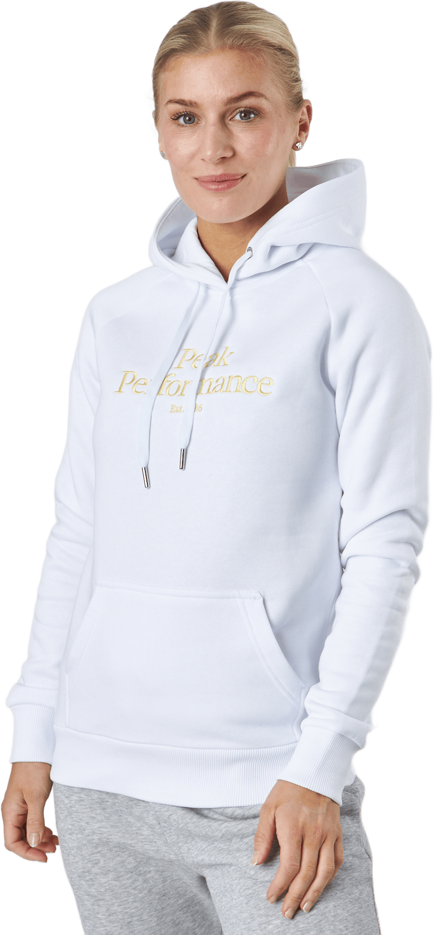 W Original Hood White, Female, Kläder, Skjortor, Vit, XS