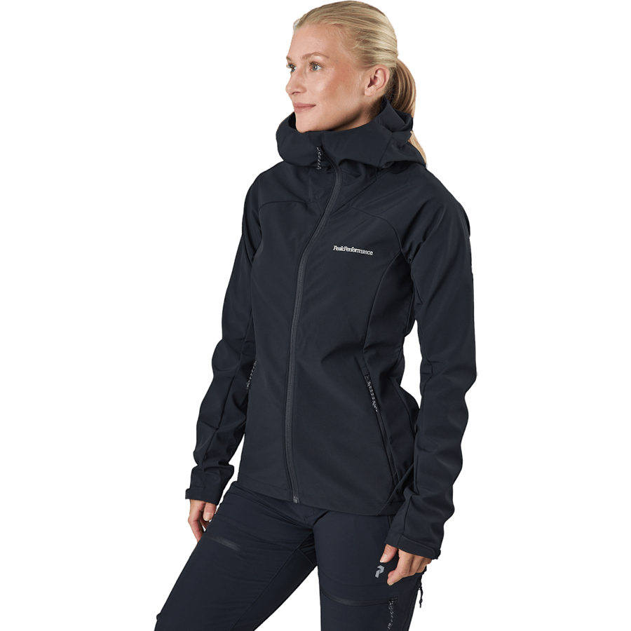 W Explore Hood Jacket Black - Bild 2