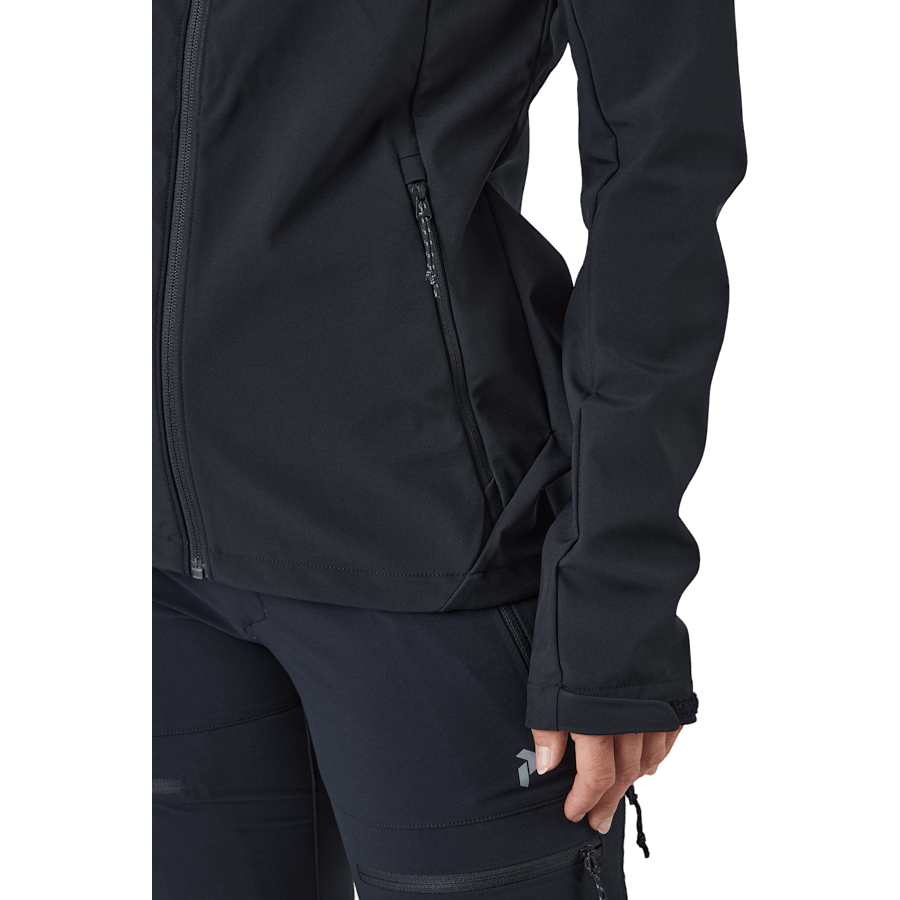 W Explore Hood Jacket Black - Bild 5