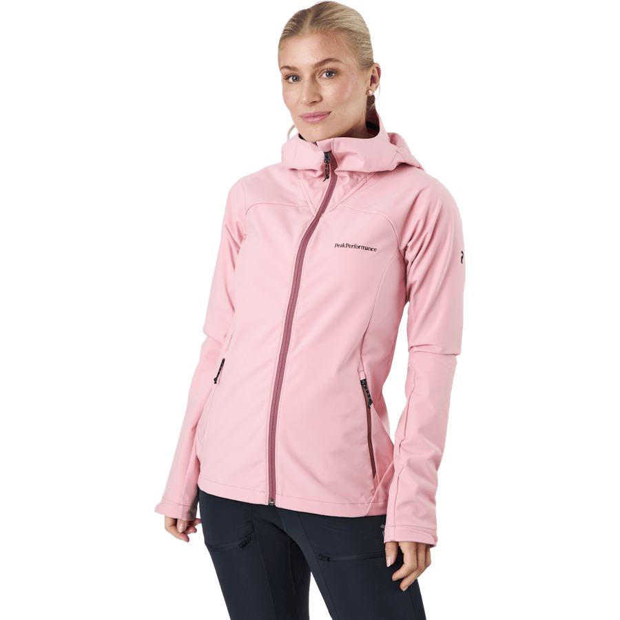 W Explore Hood Jacket Warm Blush
