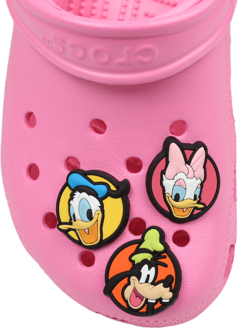 Jibbitz 3-Pack Mickey Friends, Unisex, Utrustning, Sandaler och Tofflor, Rosa, ONESIZE