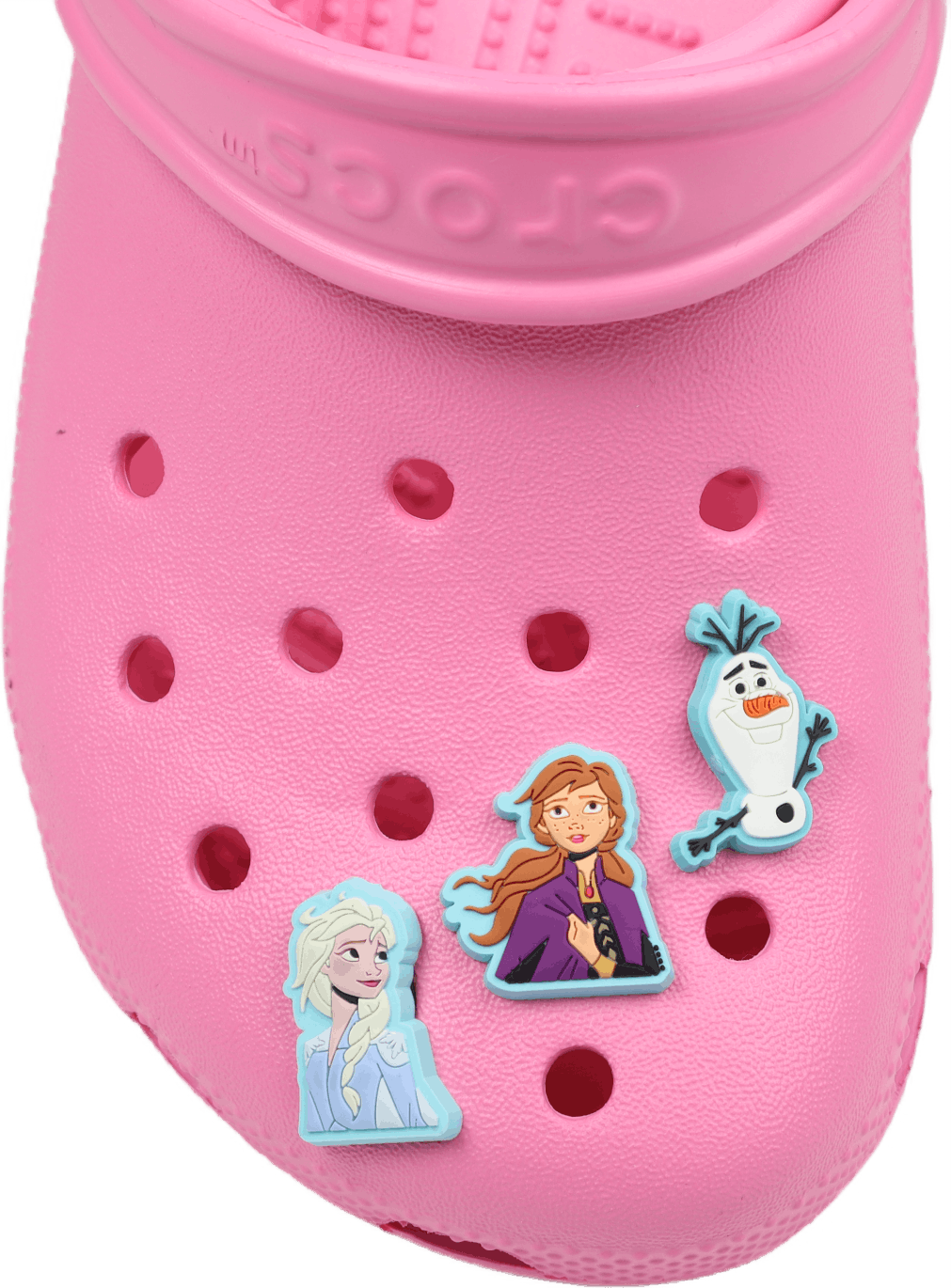 Jibbitz 3-Pack Disney Frozen 2, Unisex, Utrustning, Sandaler och Tofflor, Rosa, ONESIZE