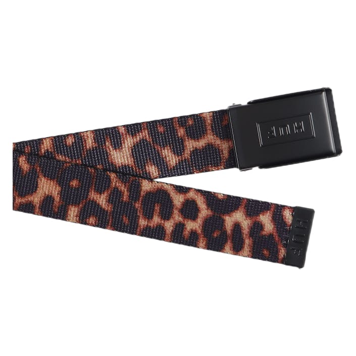 Huf Usual Belt Leopard, Unisex, Klær, annet tilbehør, Svart, ONESIZE