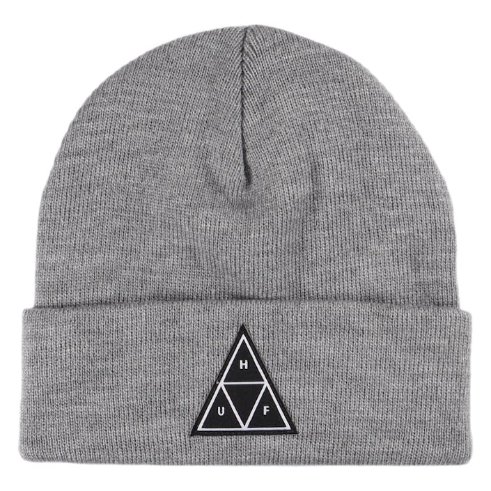 Essentials Tt Cuff Beanie Grey Heather, Unisex, Aparelhos, Chapéus e bonés, Cinzento, ONESIZE