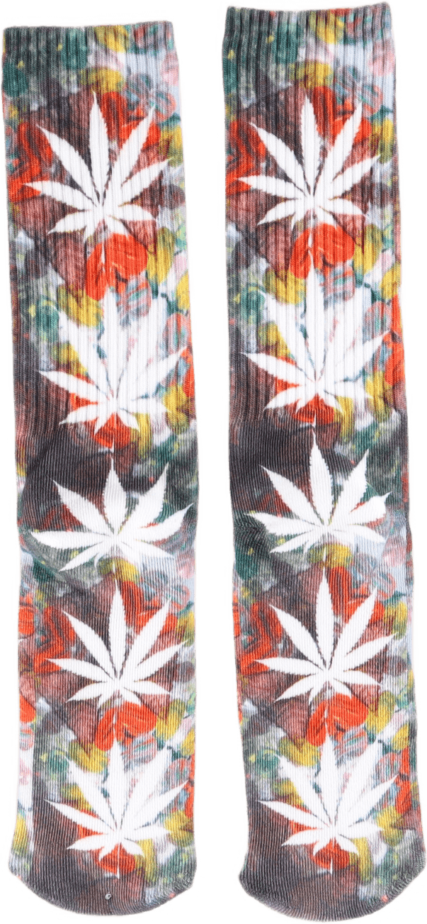 Digital Plantlife Sock Multi, Unisex, Kläder, Strumpor, Flerfärgad, ONESIZE